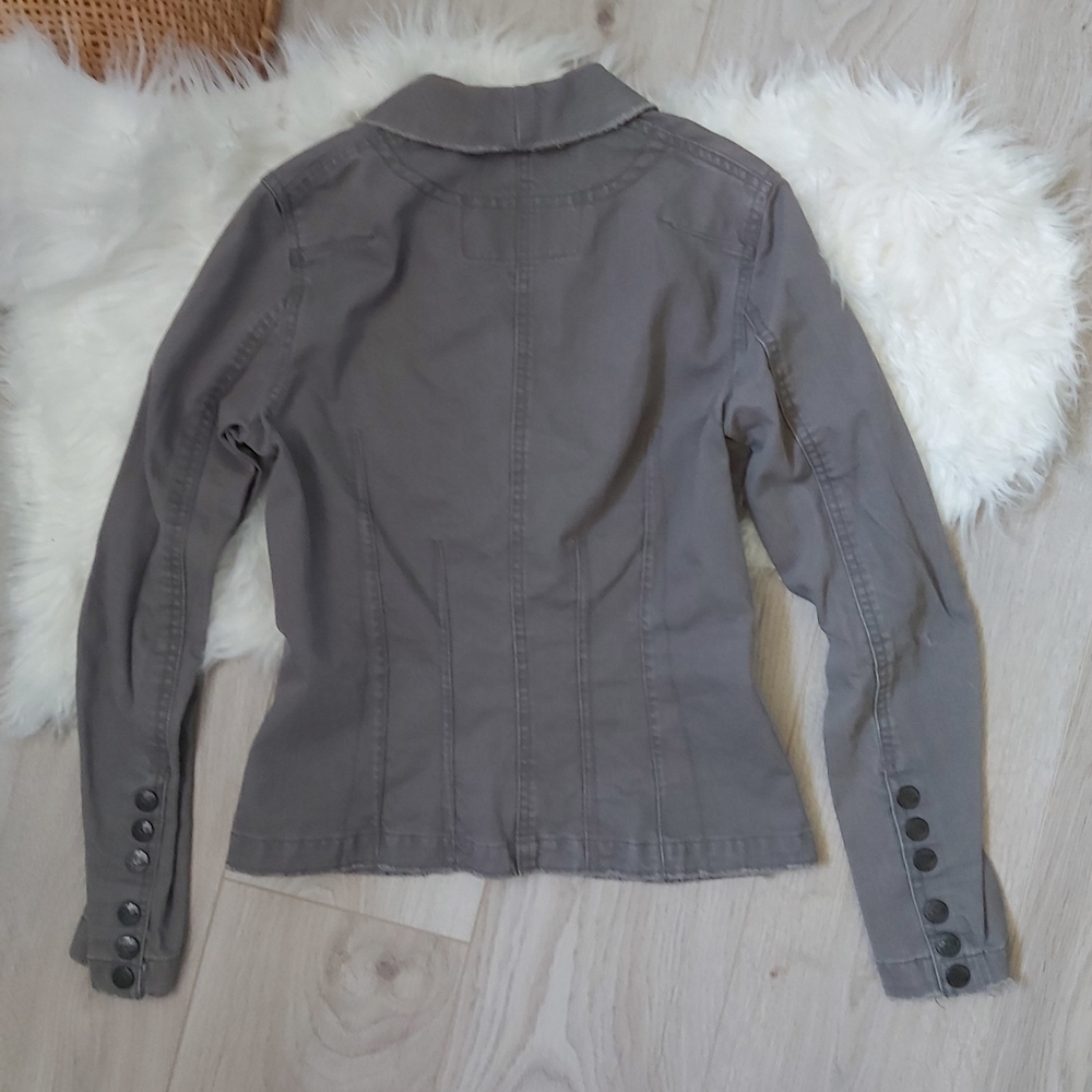 H&M grey fitted blazer jacket - Picture 2 of 9
